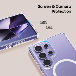 Tech-Protect FlexAir Hybrid MagSafe Ümbris jaoks Samsung Galaxy S25 Ultra - läbipaistev