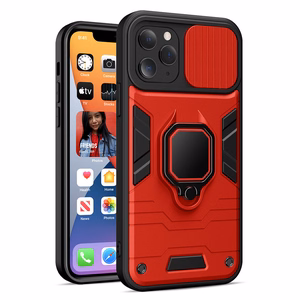 Ring Lens Case for Iphone 11 Pro Red