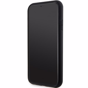 Guess GUHMN61PSAHMCK case for iPhone 11 / Xr - black Saffiano MagSafe