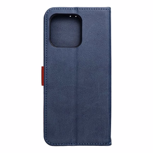 Tumesinine ja punane Split Book klappümbris mudelile Motorola G57 POWER