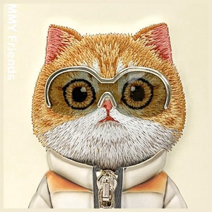 Nimmy Cool&Cute 2.0 Cat Ümbris jaoks iPhone 15 - Beige