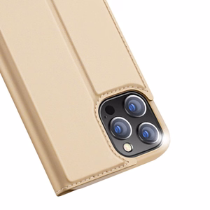 Dux Ducis Skin Pro чехол-книжка для iPhone 13 Pro золотой