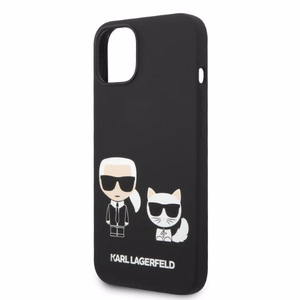 Karl Lagerfeld KLHMP14MSSKCK iPhone 14 Plus 6.7 "hardcase must / must Liquid Silicone Karl & Choupette Magsafe