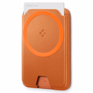 Spigen Valentinus MagFit+ MagSafe magnetiline telefoni kaarditasku – oranž
