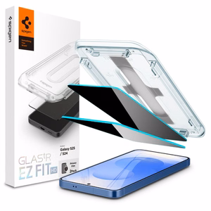 Приватное стекло Spigen Glas.TR "Ez Fit" Privacy HD 2-pack для Samsung Galaxy S24 / S25