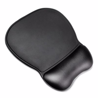 Ergonomic Mouse Pad and Wrist Rest Gel Eco Leather Large Anti-Slip - Must