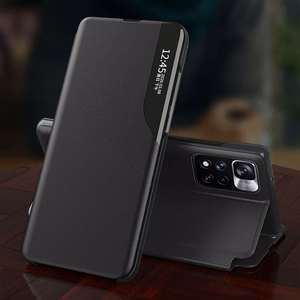Eco Leather View Case elegant case with flip cover and stand function Xiaomi Redmi Note 11 Pro+ 5G (China) / 11 Pro 5G (China) / Mi11i HyperCharge / Poco X4 NFC 5G black