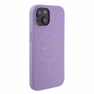 Guess GUHMP15SPSAHMCU iPhone 15 6.1" lilla/lilla hardcase Saffiano MagSafe