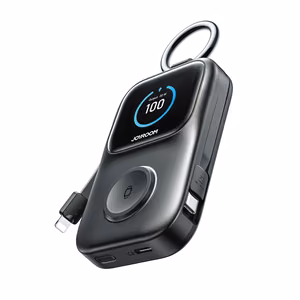Joyroom JR-W19 5000mAh akupank 5W juhtmevaba kellalaadimisega must