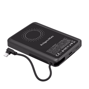 Kruger&Matz akupank, 10000 mAh, Li-Polymer, QC ja PD, CCC-sertifikaat Aasia riikidele