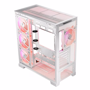 Modecom Volcano SPACE APEX ARGB MIDI Midi Tower valge