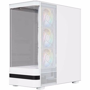 MODECOM Volcano AQ100 ARGB kesktornkorpus, valge