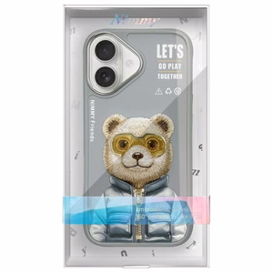 Nimmy Cool&Cute 2.0 Bear Ümbris jaoks iPhone 16 - Hall