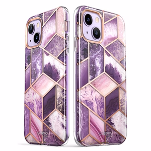Supcase Cosmo iPhone 14 Plus Ümbris - roosa Marble