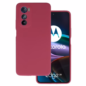 Silicone Lite Ümbris jaoks Motorola Edge 30 burgundia