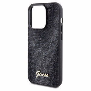 Guess Disco Metal Script ümbris jaoks iPhone 14 Pro Max - must