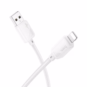 Кабель USB A to Lightning Hoco 2,4A 1 m X113 белый