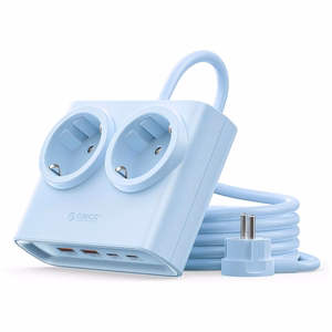 Orico PDC25 25W 6in1 Power Strip 2x AC + 2x USB-A + 2x USB-C - Blue