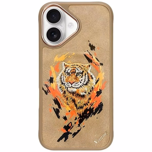 Nimmy Tiger MagSafe ümbris jaoks iPhone 16 - brown