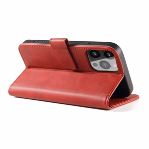 Magnet Ümbris ümbris jaoks Samsung Galaxy S23+ flip cover wallet stand punane