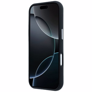 Mercedes кожаный Iconic Line MagSafe чехол iPhone 17 Pro - черный