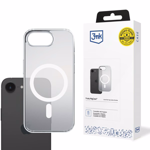 3mk Frosty MagCase jaoks Apple iPhone 16E - valge