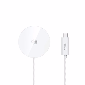 TECH-PROTECT A50 Magnetic MAGSAFE Juhtmevaba Laadija 25W QI2.2 valge