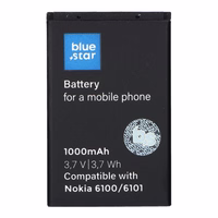Aku jaoks Nokia 6101 / 6100 / 6300 1000 mAh Sinine Star Premium