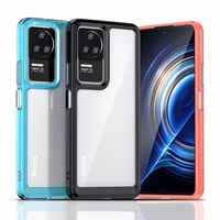Outer Space Case for Xiaomi Poco F4 5G ümbris paindliku raamiga must