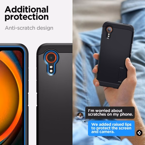 Spigen Tough Armor Ümbris jaoks Samsung Galaxy Xcover 7 Pro - Must