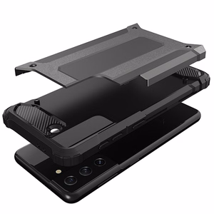 Hybrid Armor Case прочный защитный чехол для Samsung Galaxy S22+ (S22 Plus) чёрный