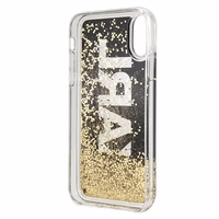 Karl Lagerfeld Karl Logo Glitter iPhone X/Xs ümbris - must