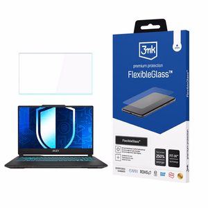 MSI Cyborg A12 – 3mk FlexibleGlass (kuni 17") arvuti ekraanikaitse