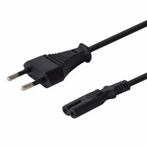 SAVIO toitekaabel (M) 2pin, 1.2m CL-97