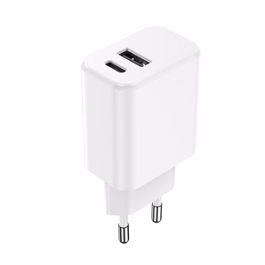 Setty laadija 1x USB + USB-C 3A 20W valge