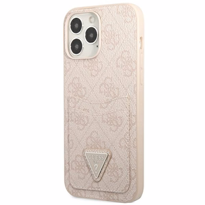 Guess 4G Triangle Logo Cardslot Ümbris jaoks iPhone 13 Pro / 13 - roosa