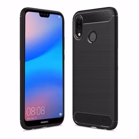 Ümbris jaoks Huawei P20 LITE Carbon must