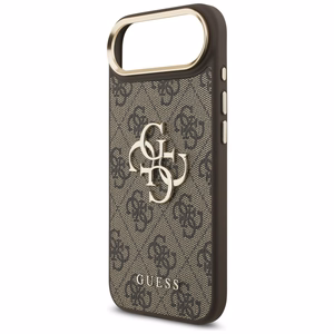 GUESS ümbris jaoks IPHONE 17 Air GUHCP17M4GMGCBR (PU W/ Big 4G Classic Logo) kuldne brown