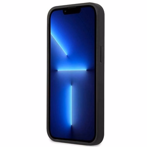 Mercedes nahast tähtede mustriga ümbris iPhone 13 mini jaoks - punane