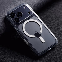 Ümbris jaoks iPhone 16 Forcell F-Protect läbipaistev Hybrid Premium ühilduv koos Magsafe läbipaistev