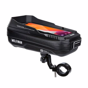WILDMAN reisikott jalgratta juhtrauale lukuga, 0,5L (4 "- 7"), XT3S, must