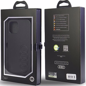 Audi Synthetic Leather iPhone 12/12 Pro 6.1" must/must hardcase AU-TPUPCIP12P-TT/D1-BK