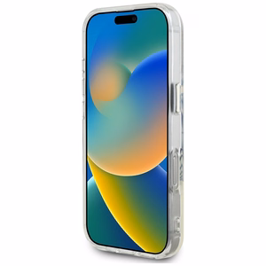 Guess IML Metal Colored Circle Classic Logo MagSafe ümbris jaoks iPhone 16 Pro - hall