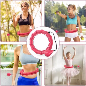 Smart Hula Hoop HHP007 võimlemisrõngas, roosa
