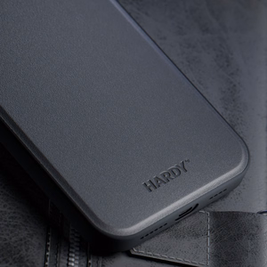 Чехол 3mk Hardy Apple Silky Leather MagCase для Apple iPhone 14 Plus - чёрный