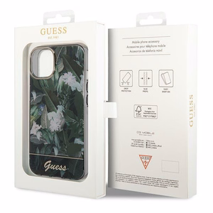 Guess Jungle Collection iPhone 14 Ümbris - roheline