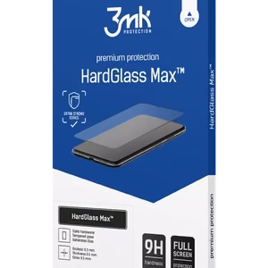 3mk HardGlass Max Black must kaitseklaas Oppo Find X10 Pro Max jaoks