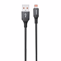 Dudao 3A 30W L3SL USB-A - Lightning Kaabel Braided 1.2m - must