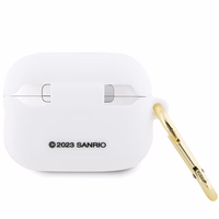 Hello Kitty Silicone 3D Kitty Head ümbris jaoks AirPods Pro 2 (2022/2023) - valge