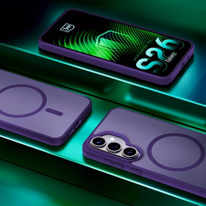 Samsung Galaxy S26+ – 3mk Smoke MagCase lilla telefoniümbris